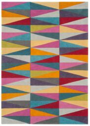 The Rug Shop UK Multi Handmade Wool Geometric Funky Easy To Clean Area Rug - Size: 170 cm x 240 cm - thumbnail 6