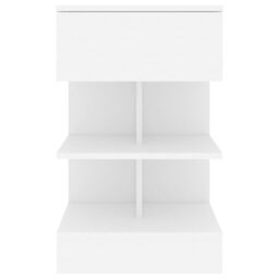Berkfield Home Bedside Cabinets 2 pcs White 40x35x65 cm Engineered Wood - Size: 40 x 35 x 65 cm - thumbnail 5