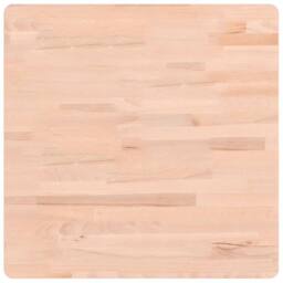 Berkfield Home Table Top 60x60x4 cm Square Solid Wood Beech in Natural - Size: 60 x 60 x 4 cm - thumbnail 3