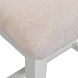Seconique Windsor Ivory Cross Back Chair (Box of 2) in Light Grey - thumbnail 6