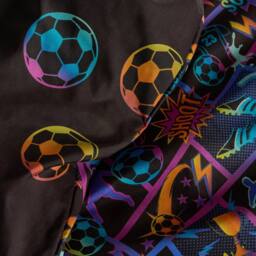 OHS Kids Comic Football Reversible Bedding Duvet Cover Set with Pillowcase - Size: Single - thumbnail 4