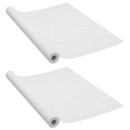 Berkfield Home Self-adhesive Furniture Films 2 pcs White Wood 500x90 cm PVC
