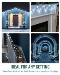 Globrite Cool White Fairy Lights 100m 1000LED String Lights for Indoor & Outdoor Decoration - thumbnail 4