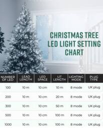 Globrite Cool White Fairy Lights 100m 1000LED String Lights for Indoor & Outdoor Decoration - thumbnail 7