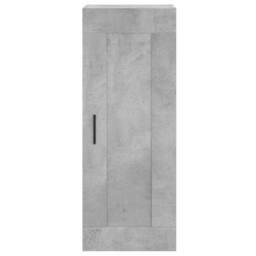 Berkfield Home Highboard Concrete Grey 34.5x34x180 cm Engineered Wood - thumbnail 7