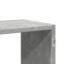Berkfield Home Wall Shelf Concrete Grey 100x25x50 cm Engineered Wood - Size: 100 x 25 x 50 cm - thumbnail 9