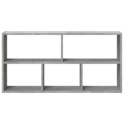 Berkfield Home Wall Shelf Concrete Grey 100x25x50 cm Engineered Wood - Size: 100 x 25 x 50 cm - thumbnail 4