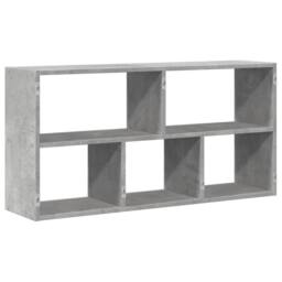 Berkfield Home Wall Shelf Concrete Grey 100x25x50 cm Engineered Wood - Size: 100 x 25 x 50 cm - thumbnail 6