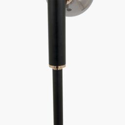 Ruma Elegant 6 Bulb Orb Retro Light Art Deco Retro Tall Metal Floor Light in Black - thumbnail 4
