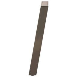 Berkfield Home Console Table Legs U-Shaped 2 pcs Natural Steel 38x(72-73) cm Steel in Brown - thumbnail 6