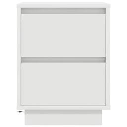 Berkfield Home Bedside Cabinets with LED Lights¬†2 pcs White 38x34x50 cm - Size: 38 x 34 x 50 cm - thumbnail 9