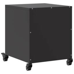 Berkfield Home Stylish Bedside Cabinet Black 36x39x43.5 cm Steel - thumbnail 8