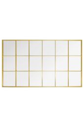 "MirrorOutlet Gold Modern Window Leaner / Wall Mirror 79"" X 47"" 200CM X 120CM - Size: 1 Pack" - thumbnail 3