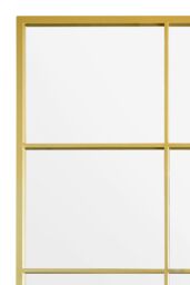 "MirrorOutlet Gold Modern Window Leaner / Wall Mirror 79"" X 47"" 200CM X 120CM - Size: 1 Pack" - thumbnail 4