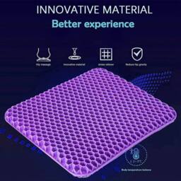 KORVIXA Office Car Chair Seat Cushion in Purple - Size: 100 cm x 190 cm - thumbnail 5