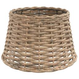 Berkfield Home Charming Ceiling Lamp Shade Brown √ò38x23 cm Wicker - Size: 38x23 cm - thumbnail 3
