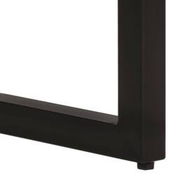 Berkfield Home Beautiful Console Table 110x35x76 cm Solid Rough Wood Mango in Brown - Size: 110 x 35 x 76 cm - thumbnail 5