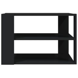 Berkfield Home Coffee Table Black 59.5x59.5x40 cm Engineered Wood - thumbnail 4