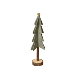 Melody Maison Green Felt Standing Tree Decoration - 25cm