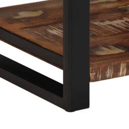 Berkfield Home Side Table Multicolour 40x40x50 cm Solid Wood Reclaimed - Size: 40 x 40 x 50 cm - thumbnail 8