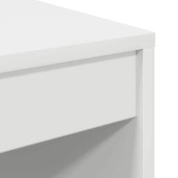 Berkfield Home Elegant Writing Desk White Engineered Wood 70 x 50 x 76 cm Writin - thumbnail 8
