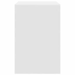 Berkfield Home Elegant Writing Desk White Engineered Wood 70 x 50 x 76 cm Writin - thumbnail 6