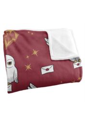 Warner Brothers Harry Potter Hedwig AOP Blanket 152 x 127 cm in White - thumbnail 3