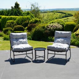 Artemis Home Chantal 3 Piece Patio Set in Grey