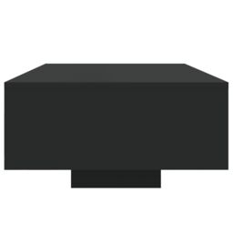 Berkfield Home Coffee Table with LED Lights Black 85x55x31 cm - Size: 85 x 55 x 31 cm - thumbnail 6