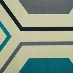 Wyld and Coco Multicolour Geometric Rug 140 x 200 cm Polyester - Size: 140 cm x 200 cm - thumbnail 6