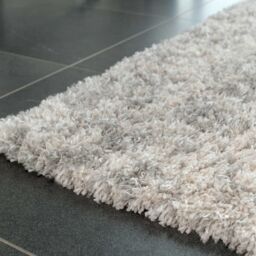 Kukoon Super Soft Mottled Tonal Silver & Grey Shaggy Bathroom Bath Mat Rugs 80cm x 150cm - Size: 80 cm x 150 cm - thumbnail 5
