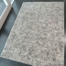 Kukoon Super Soft Mottled Tonal Silver & Grey Shaggy Bathroom Bath Mat Rugs 80cm x 150cm - Size: 80 cm x 150 cm - thumbnail 2