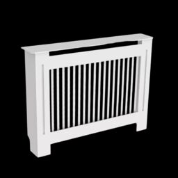 Rafaelo Mobilia Modern Radiator Cover With Shelf Hallway Furniture Tall in White - thumbnail 5