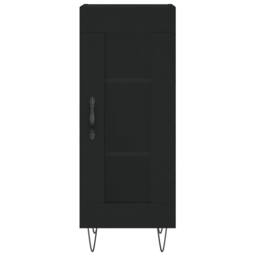 Berkfield Home Sideboard Black 34.5x34x90 cm Engineered Wood - thumbnail 5