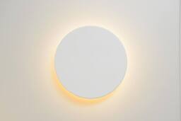 Lucide 'EKLYPS' Non Dimmable Stylish Modern Indoor Decorative LED Wall Light in White - thumbnail 4