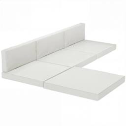 OUTSUNNY Patio Furniture Cushions Water-Repellent in Cream - thumbnail 2