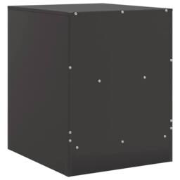 Berkfield Home Stylish Bedside Cabinets 2pcs Black 34.5x39x44 cm Steel - thumbnail 9