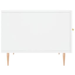 Berkfield Home Coffee Table White 50x50x40 cm Engineered Wood - Size: 50 x 50 x 40 cm - thumbnail 7