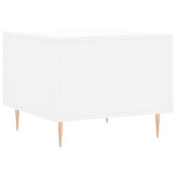 Berkfield Home Coffee Table White 50x50x40 cm Engineered Wood - Size: 50 x 50 x 40 cm - thumbnail 8