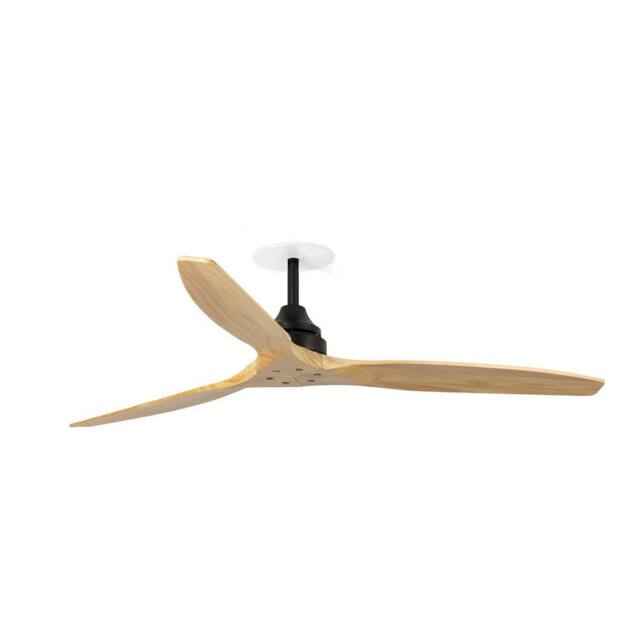 Netlighting Alo Recessed 152cm Ceiling Fan Matt Black Pine Blades - image 1