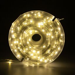 Shatchi 50m/500LEDs String Lights 8 Modes Auto Timer Fairy Lights - Flexible Indoor/Outdoor Decorations in Gold - Size: 1 Pack