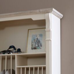Melody Maison Cream Wall Mounted Plate Rack - Lyon Range - thumbnail 6