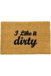 Artsy Mats I Like It Dirty Doormat - Regular 60x40cm in Black - Size: 40 cm x 60 cm - thumbnail 1