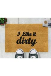 Artsy Mats I Like It Dirty Doormat - Regular 60x40cm in Black - Size: 40 cm x 60 cm - thumbnail 4
