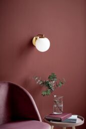 Nordlux Modern Indoor Wall Light Brass Glass E14 Hand Blown Glass - No, IP20 in Gold - thumbnail 2