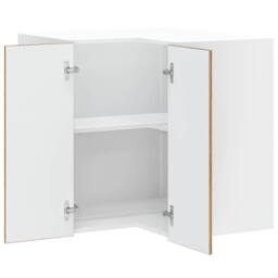 Berkfield Home Kitchen Wall Corner Cabinet Kalmar Old Wood Engineered Wood in Brown - thumbnail 5