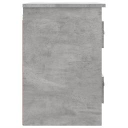 Berkfield Home Elegant Wall-mounted Bedside Cabinet Concrete Grey 41.5x36x53cm - Size: 41.5x36x53 cm - thumbnail 8