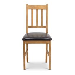 Cheshire Valenza Premium Oak Dining Chairs - Set of 2 in Light Oak - thumbnail 3