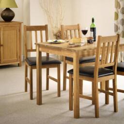Cheshire Valenza Premium Oak Dining Chairs - Set of 2 in Light Oak - thumbnail 4