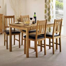 Cheshire Valenza Premium Oak Dining Chairs - Set of 2 in Light Oak - thumbnail 6